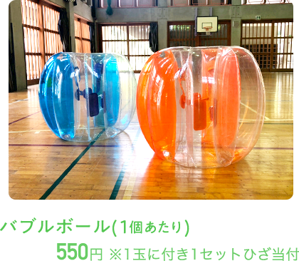 バブルボール(1個あたり)500円